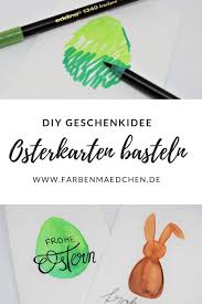 Diy Osterkarten Basteln Osterkarten Basteln Karten Basteln Ostern Ostern Geschenke Basteln