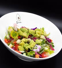 While flowers might suffice in certain situations, nothing can beat showering someone special with something that truly hits the spot. Salad With Avocado Dices And Edible Flowers Salud Foodgroup Europe