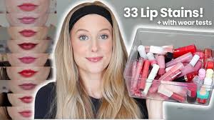 I Tried 33 of the Most Popular Lip Stains & Tints And Found The Best...  Ultimate Lip Stain Showdown!