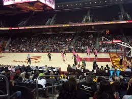 galen center section 118 home of usc trojans