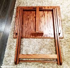 Diy Folding Tv Tray Myoutdoorplans Free Woodworking Plans And Projects Diy Shed Wooden Playhous Diy Woodworking Woodworking Projects Diy Folding Tv Trays