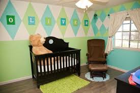 Regardless of whether you're setting up a. Paint An Argyle Nursery Wall To Complement Baby S Room Decor