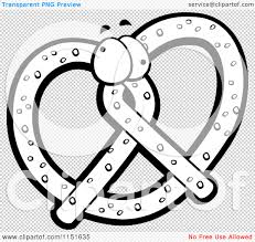 As you know, creative activities play an important role in child development. Cartoon Clipart Of A Black And White Soft Pretzel Mascot Vector Outlined Coloring Page By Cory Thoman 1151635
