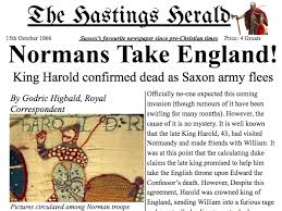 Writing articles for local newspapers can make an excellent starting point for a journalist. Norman Invasion Battle Of Hastings Newspaper Article Y3 4 Example Text Teaching Resources