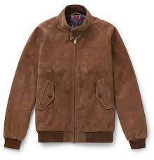 Beams Plus Harrington Style Suede Blouson Jacket His Knibs Leather Jacket Men Style Leather Jacket Jackets