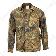 Flecktarn was only widely introduced in 1990, after trials beginning in 1988. German Army Flecktarn Shirt Epic Militaria