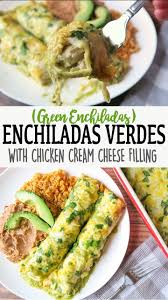 Green Enchiladas With Chicken Enchiladas Verdes That S Deelicious In 2020 Mexican Food Recipes Dinner Recipes Chicken Enchiladas Verde