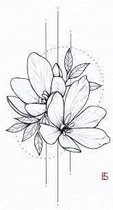A great idea for an ear tattoo, these flowers are incredible. 40 Cool And Simple Drawings Ideas To Kill Time Flower Drawing Design Flower Sketches Flower Drawing
