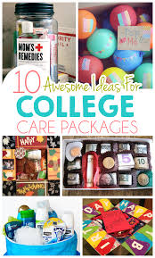 Birthday Gifts For College Students Boy 10 Ideas For College Care Packages I Heart Arts N Crafts College Gifts College Gift Baskets College Student Care Package