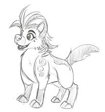 Kion is the son and youngest child of simba and nala, the younger brother of kiara, and the protagonist of the lion guard. Hyena Lion Guard Coloring Page Shefalitayal