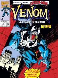 The families of venom's victims unite, vowing to kill him. Leinwand Poster Bilder Venom Lethal Protector Comic Cover Wanddekorationen Europosters