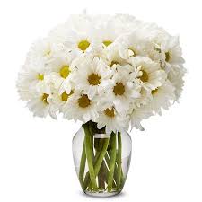 To select a delivery date: Small White Daisy Bouquet At Send Flowers
