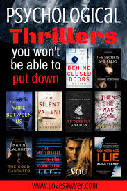 Books Gripping Psychological Thrillers Book List Love Sawyer In 2020 Thriller Books Psychological Thriller Books