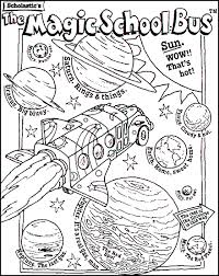 Magic School Bus Coloring Magic School Bus Magic School School Bus Party