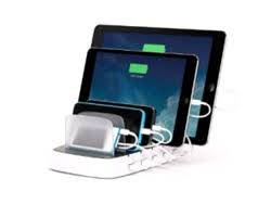 Atomi Surge Protected Charge Station Is Elegant And Sleek In Design Ipad Charging Station Multi Charger Device Chargers