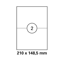 Versenden egal, ob privat oder geschäftlich, kleine oder große pakete: Universal Drucker Etiketten 210 X 148 5 Mm Selbstklebend Din A4 200