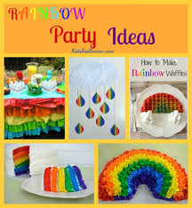 Rainbow Birthday Themes For Kids Fun Rainbow Party Ideas For Kids Rainbow Parties Diy Kids Birthday Party Kids Party