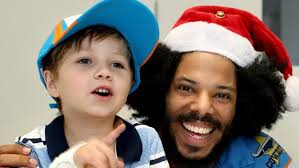 Pride visit a cracker for kids at Christmas