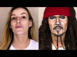 JACK SPARROW (Johnny Depp) make-up TRANSFORMATION! ☠️ ⛵️