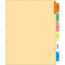 Dividers Tabs Smartpractice Eye Care