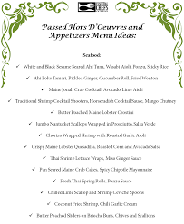 If appetizers are replacing an actual dinner, then for a two hour party, the amount of appetizers needed to replace the amount of food a dinner would be. Passed Hors D Oeuvres And Appetizers North Shore Boston