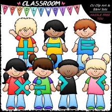 Kids With Math Symbols Clip Art Math Clip Art B W Set Clip Art Art Drawings For Kids Math Clipart