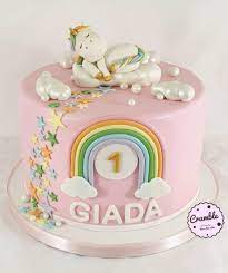 Unicorn Cake Torte Primo Compleanno Compleanno