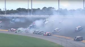 Normal track conditions at a recent daytona 500 resulted in a total race time of three hours. Video Big Crash Sweeps Up 17 Cars At The Nascar Coke Zero 400 At Daytona Cupscene Com