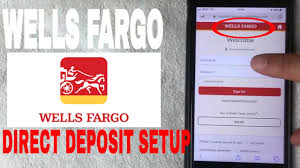 Mobile deposit is only available through the wells fargo mobile® app. Setup Wells Fargo Direct Deposit Youtube