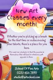 Fine Arts Tutor Flyer Template Design Tutoring Flyer Flyer Template Flyer