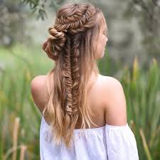 Variety of braided hairstyles down hairstyle ideas and hairstyle options. 27 Prettiest Half Up Half Down Prom Hairstyles For 2021
