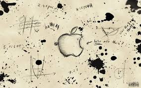 Apple Inc Monochrome Graffiti Paint Splatter Hd Wallpapers Desktop And Mobile Images Photos