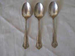 The is marking does not give any indication. Wm Rogers Silver Plate York Pattern From 1900 3 Teaspoons Etsy Silver Plate Silver Pattern