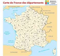 Fond de carte des départements voici un fond de carte des limites administratives des départements français métropolitains. Departements Francais Carte Et Liste Des Departements Francais