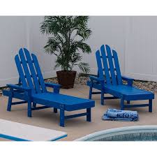Long Island Adirondack Chaise Lounge Maintenance Free Resin Polywood Outdoor Chaise Outdoor Chaise Lounge Quality Outdoor Furniture