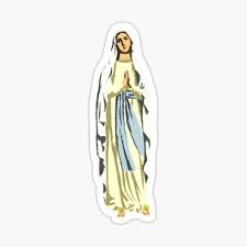 Una monja francesa que sufría de una enfermedad que la había dejado inválida acudió a una peregrinación en julio de 2008, mismo año en que la beata pudo caminar sin ayuda y de forma. Pegatinas Lourdes Redbubble