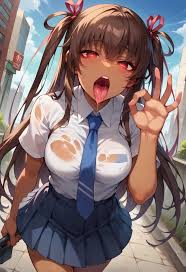 Yukikaze Mizuki is a horny student - Rule 34 AI Art