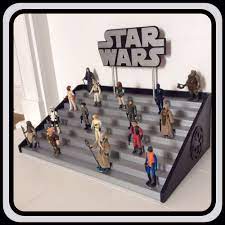 Vintage Star Wars Figures Collection Display Stand Vintage Star Wars Figures Star Wars Figures Displaying Collections