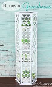 Perfect for those who don't have a lot of space to loose. Hexagon Greenhouse Stacy Risenmay
