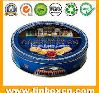 Premium Danish Round Cookies Tin Can with Custom 3D ...