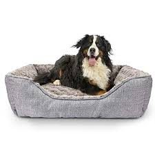 The best dog beds for large and small dogs, including cozy orthopedic beds for older dogs the dog bed should be slightly larger than your pet to accommodate the many positions dogs like to sleep in. Top 18 Best Cotton Dog Beds Of 2021 Reviews Findthisbest