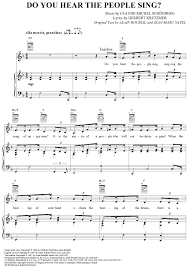 Do You Hear The People Sing Clarinet Sheet Music Piano Music Violin Sheet Music