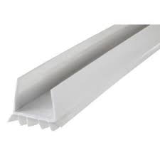 M D Building Products Deny 2 3 8 In X 36 In White Under Door Seal 40717 The Home Depot Vinyl Doors Door Sweep Door Seals