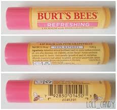 ลิ ป บา ล์ ม burt s bee pollen