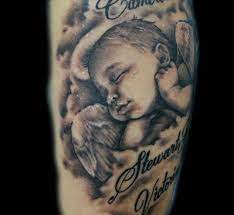 Felicity On Bicep With Felicity 39 S Name And The Quote 39 Too Beautiful For Earth 39 Baby Tattoos Baby Angel Tattoo Baby Memorial Tattoos