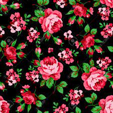 Maybe you would like to learn more about one of these? Seamless Floral Pattern With Red Roses On Black Background Royalty Free Cliparts Vectors And Stock Illustration Image 49426231