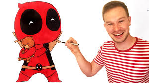 Deadpool face drawing step by step drawing learn deadpool transparent png clipart free download ya. How To Draw Deadpool Chibi Step By Step Drawing Lesson
