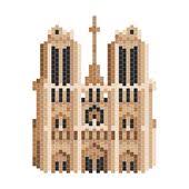 grille de tissage miyuki cathedrale notre dame de paris miyuki notre dame de paris cathedrale tissage