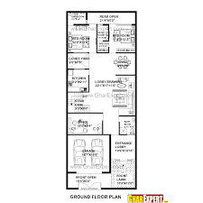 90 feet = 30 yards House Plan For 32 Feet By 80 Feet Plot Plot Size 284 Square Yards Gharexpert Com