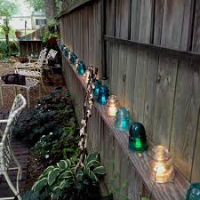 Fence Lighting Diy Outdoor Lighting Ideas There Are A Lot Of Ideas You Can Do To Brighten Your Garden Diy Outdoor Lighting Upcycle Garden Backyard Lighting